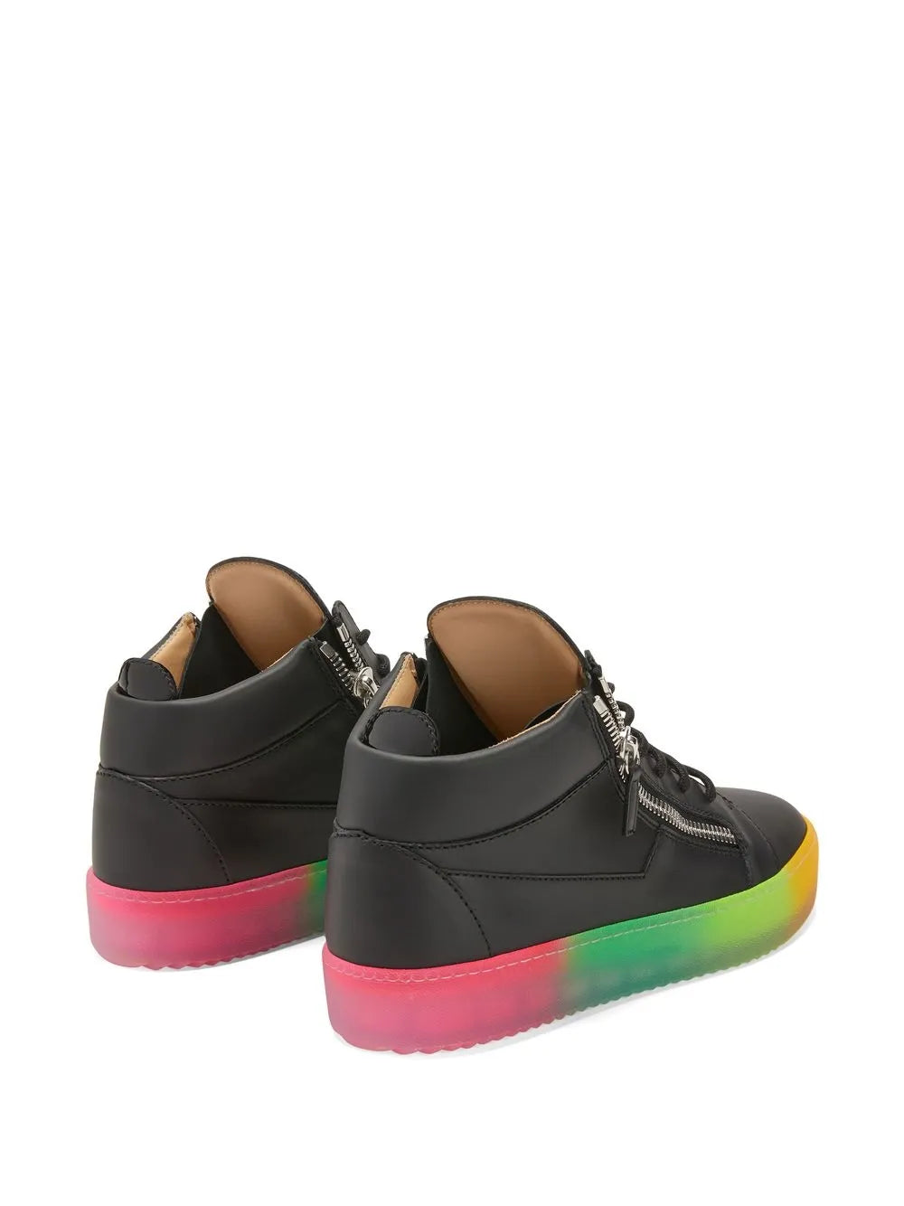 Giuseppe Zanotti Kriss Rainbow Sole Mid-Top Sneakers