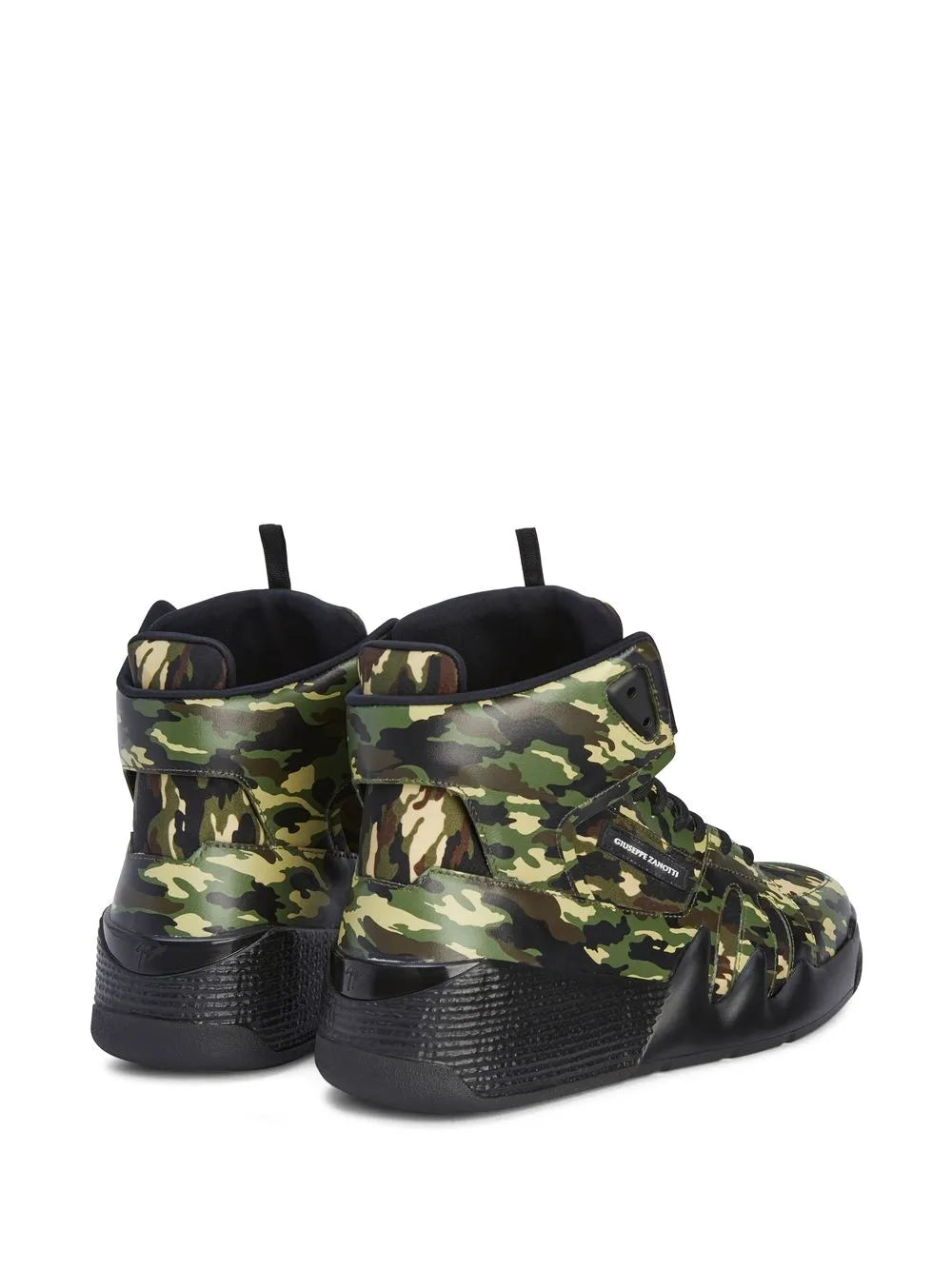 Giuseppe Zanotti Talon Camouflage High-Top Sneakers