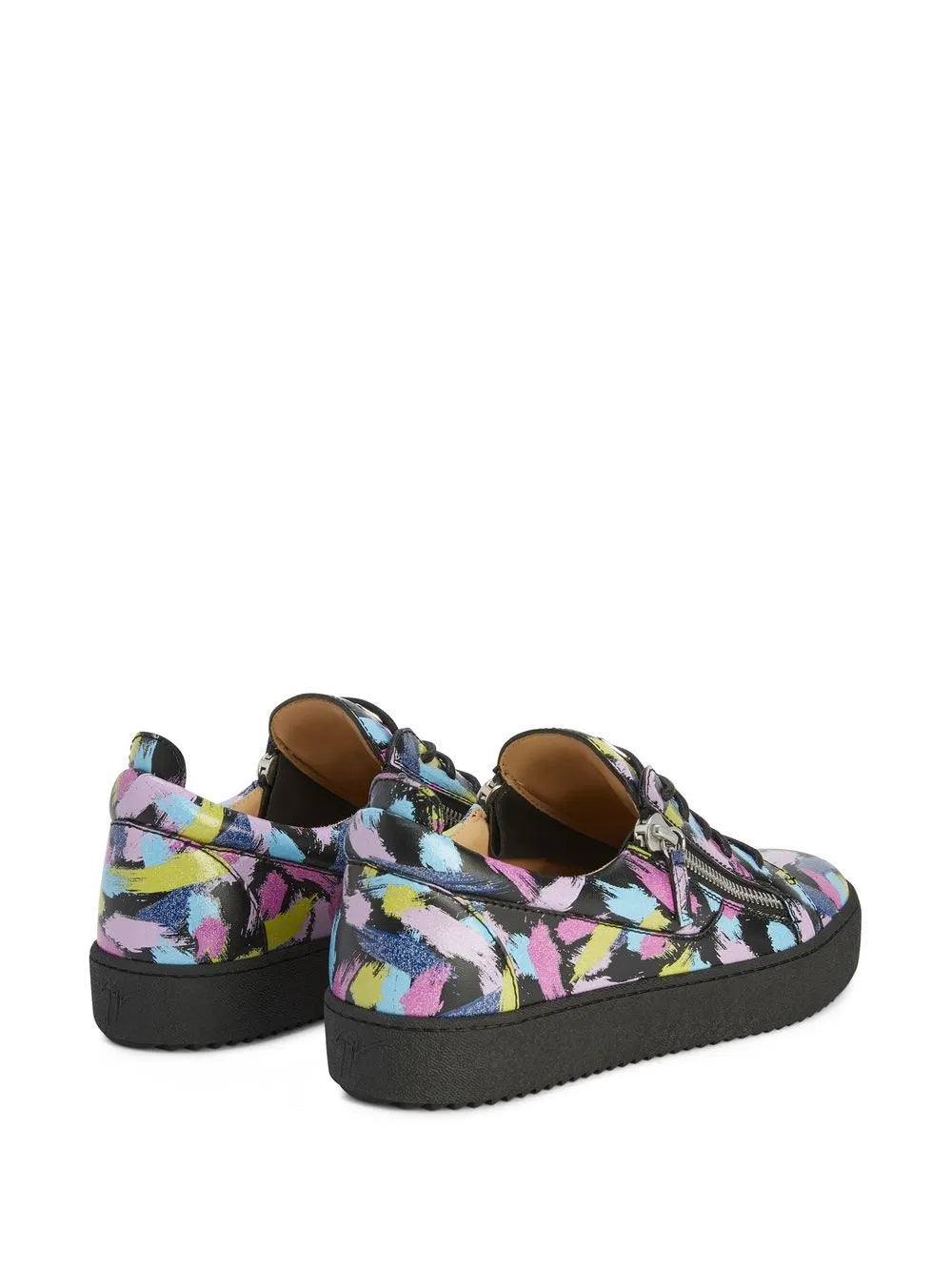 Giuseppe Zanotti Frankie Double-Zip Low-Top Sneakers