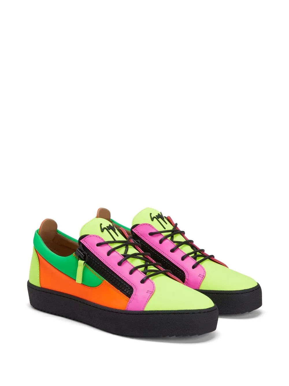 Giuseppe Zanotti Frankie Colourblock Low-Top Sneakers