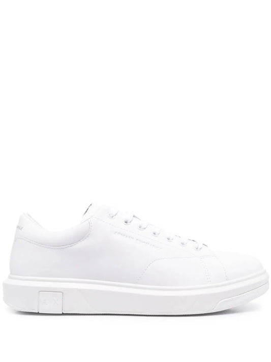 Armani Exchange Leather Low-Top Sneakers