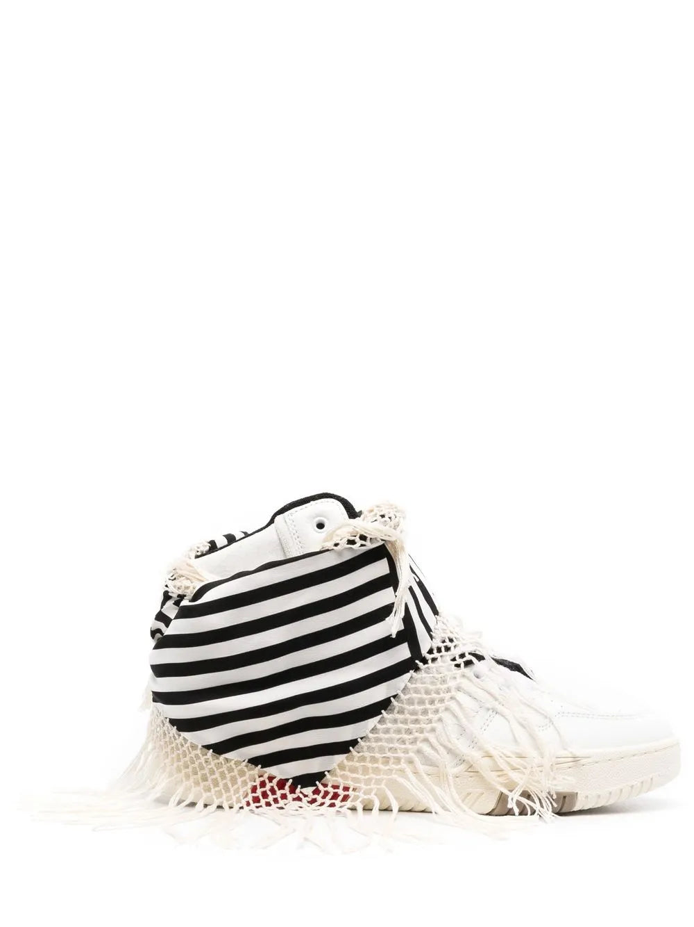 Saint Laurent Smith Bandana-Detail High-Top Sneakers