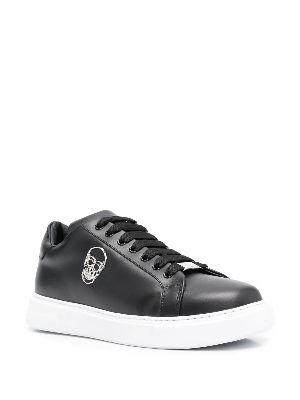 Philipp Plein Skull-Plaque Low-Top Sneakers