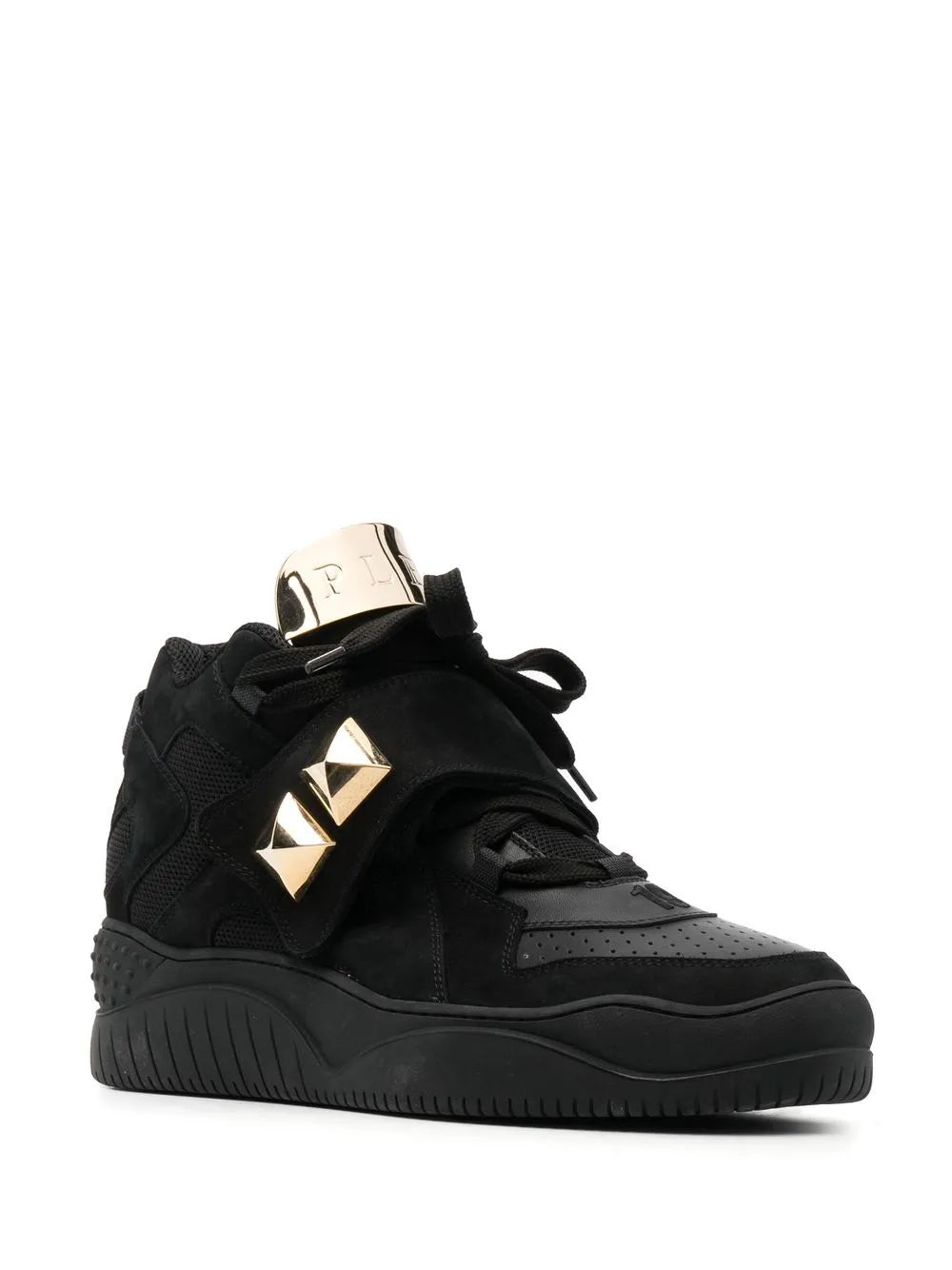 Philipp Plein Rock-Stud Low-Top Sneakers