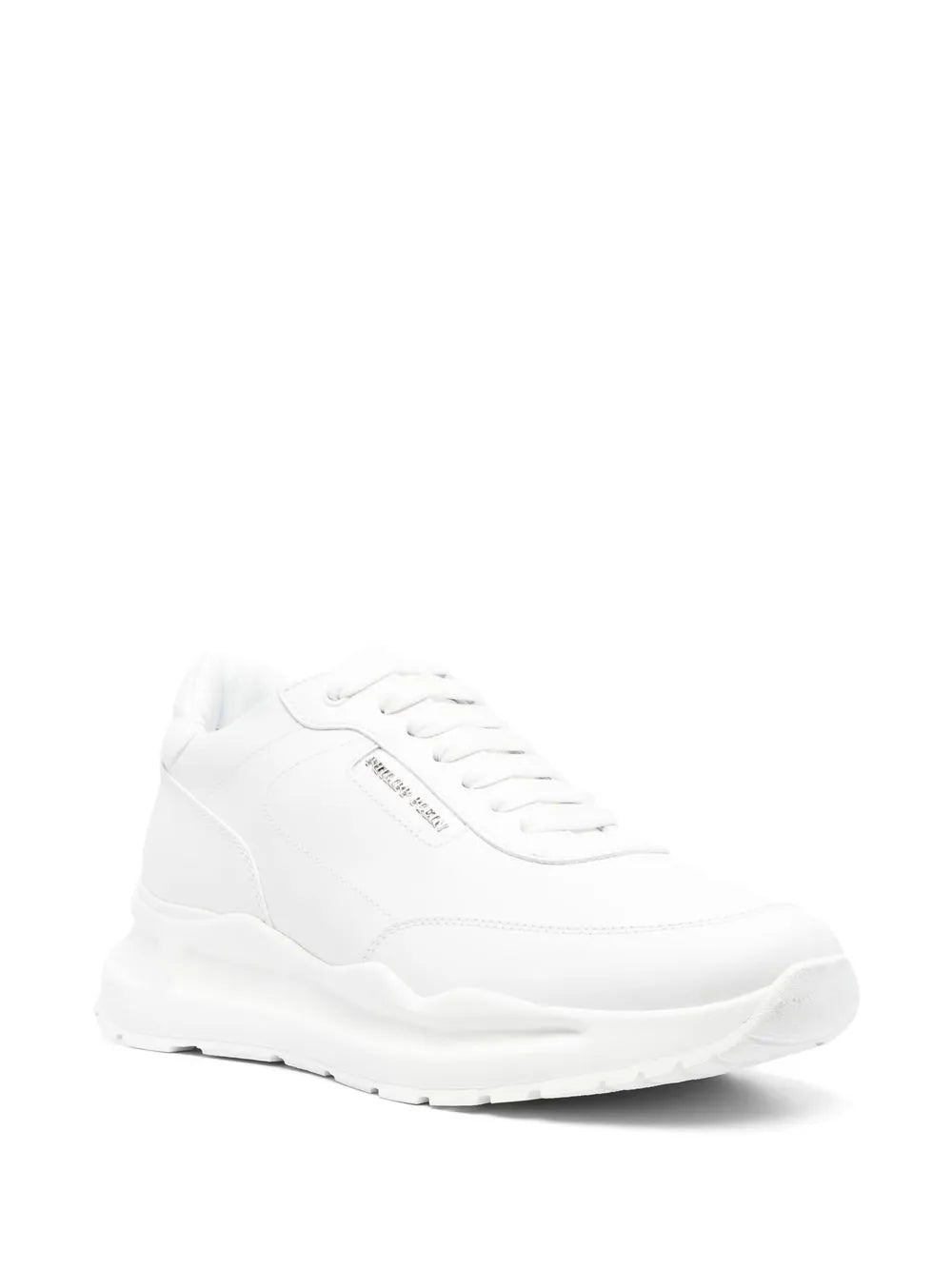 Philipp Plein Runner Leather Low-Top Sneakers