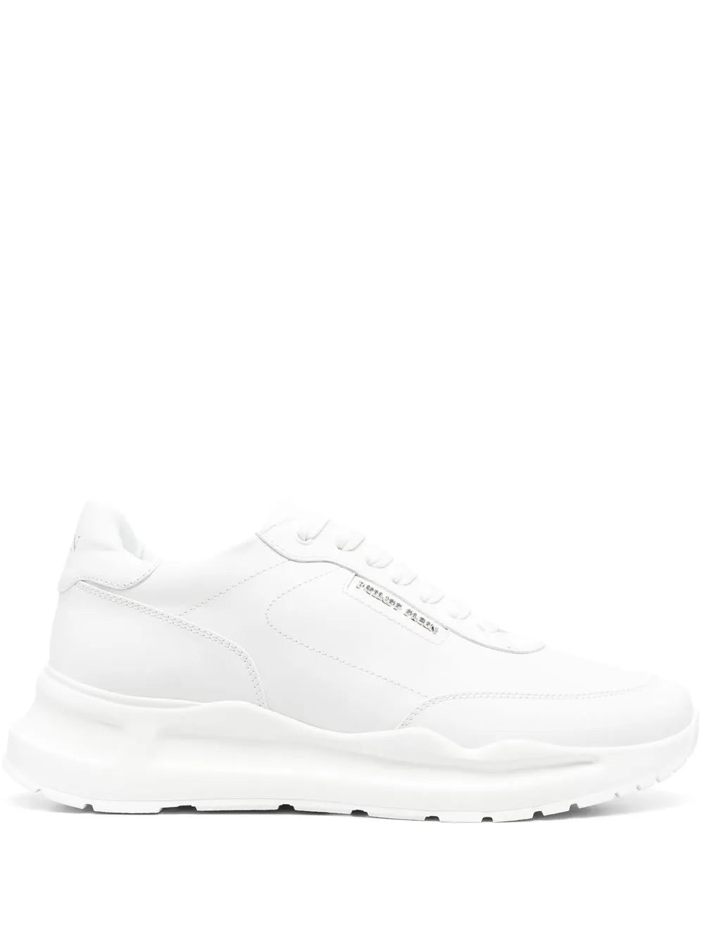 Philipp Plein Runner Leather Low-Top Sneakers