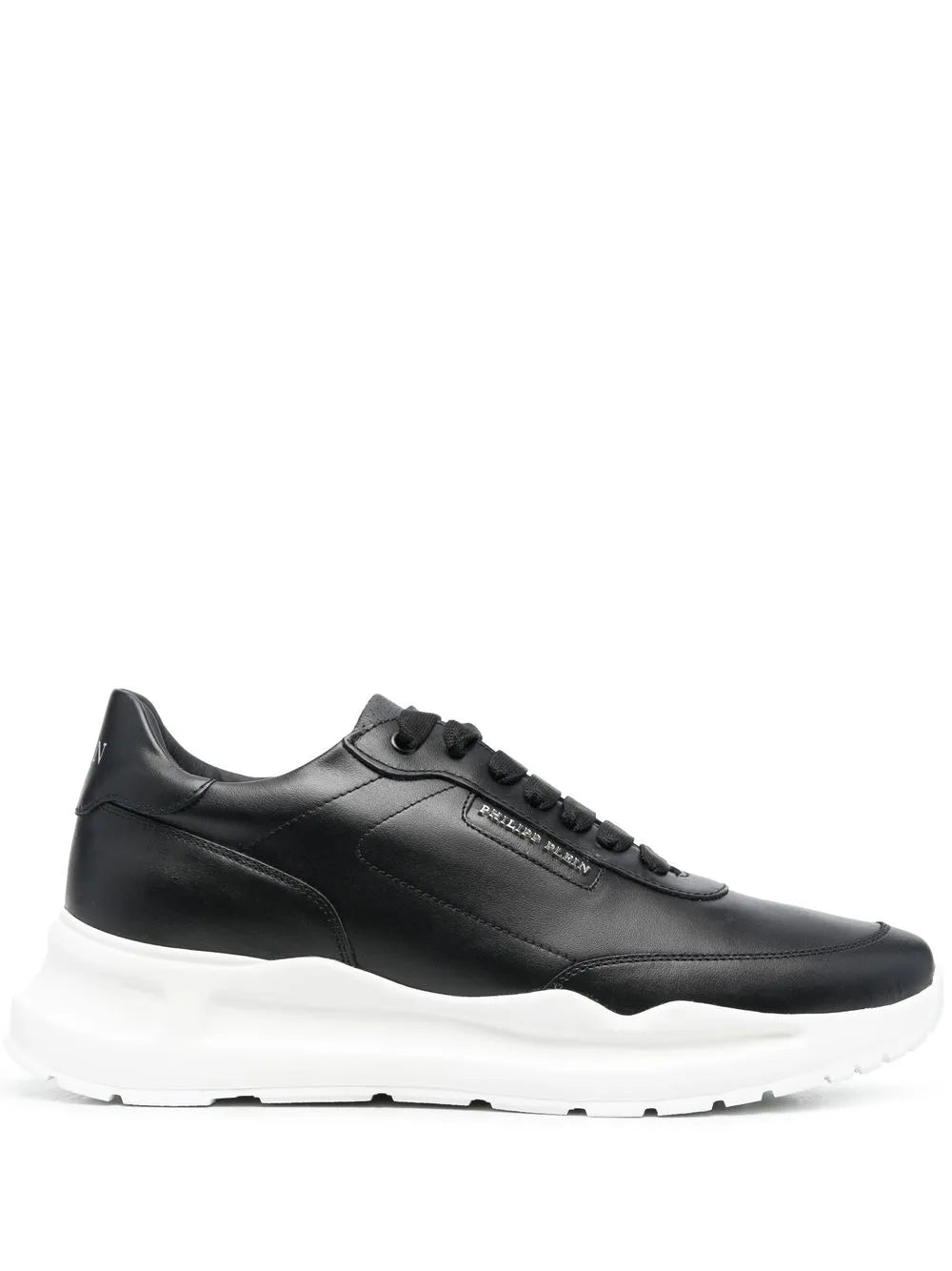 Philipp Plein Runner Leather Low-Top Sneakers