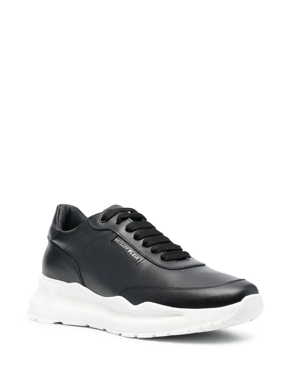 Philipp Plein Runner Leather Low-Top Sneakers