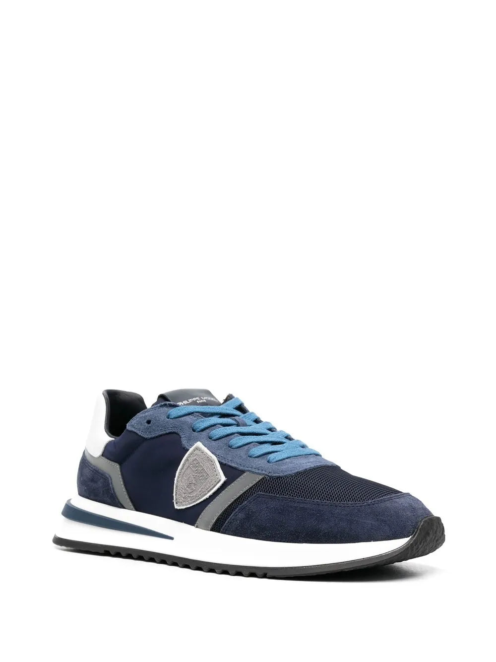 Philippe Model Paris Logo-Patch Panelled Sneakers