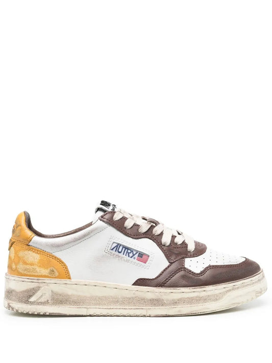 Autry Super Vintage Colour-Block Sneakers