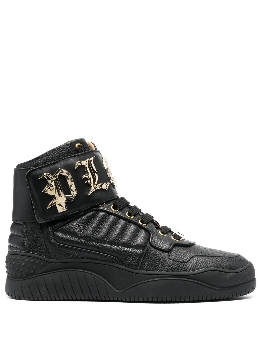 Philipp Plein Logo High-Top Sneakers