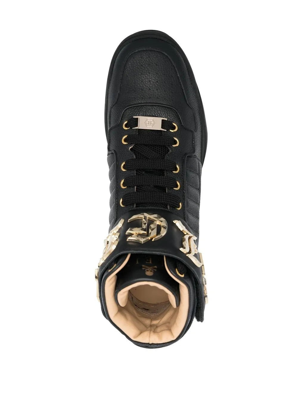 Philipp Plein Logo High-Top Sneakers
