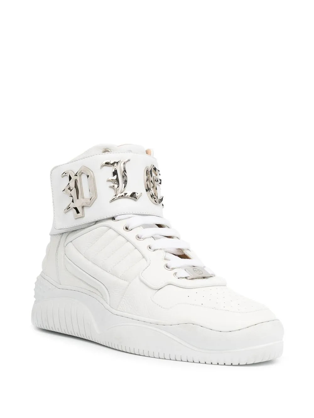 Philipp Plein Logo High-Top Sneakers