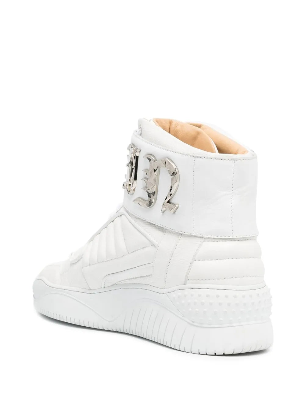 Philipp Plein Logo High-Top Sneakers