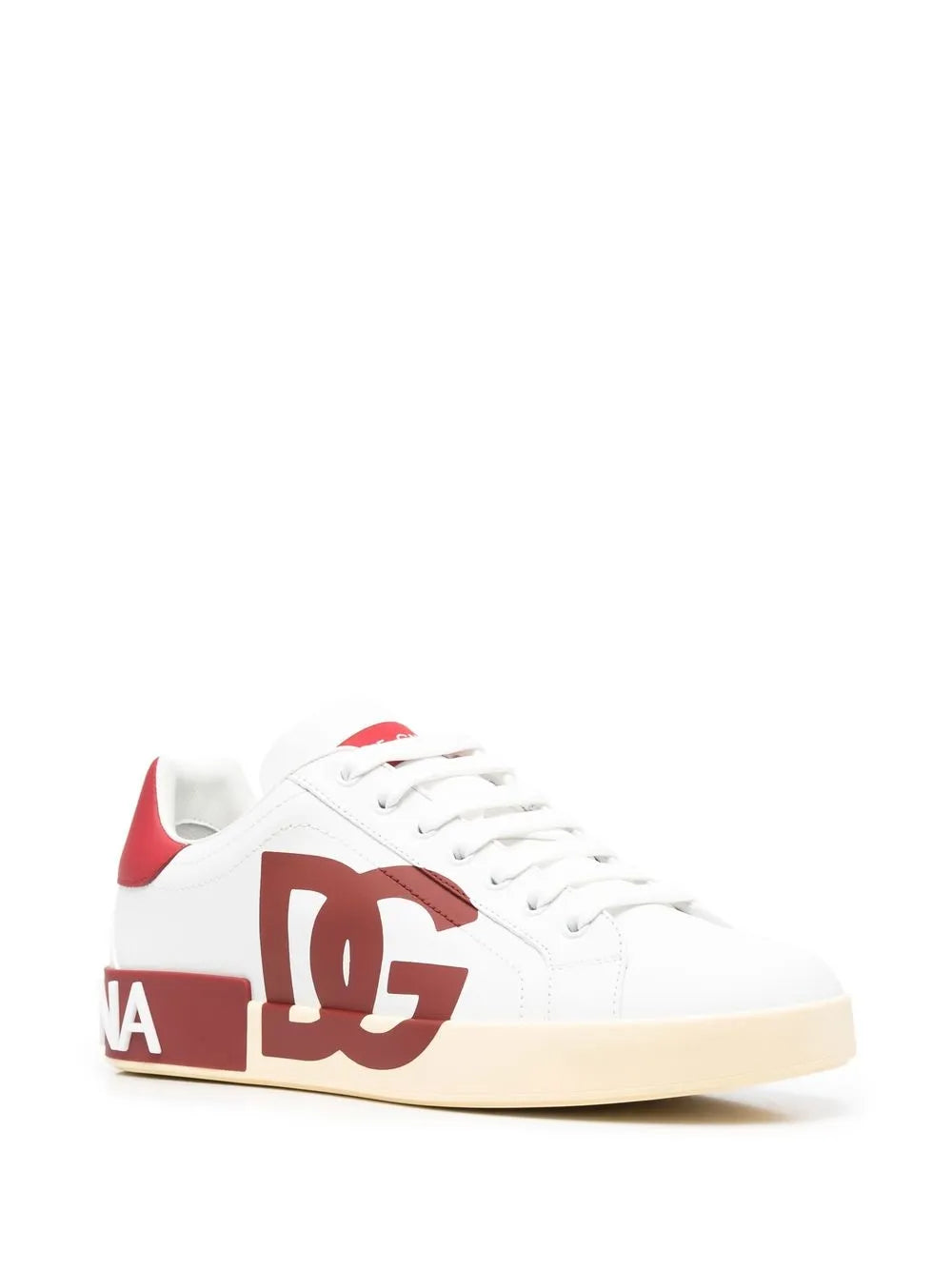 Dolce & Gabbana Logo-Print Lace-Up Sneakers