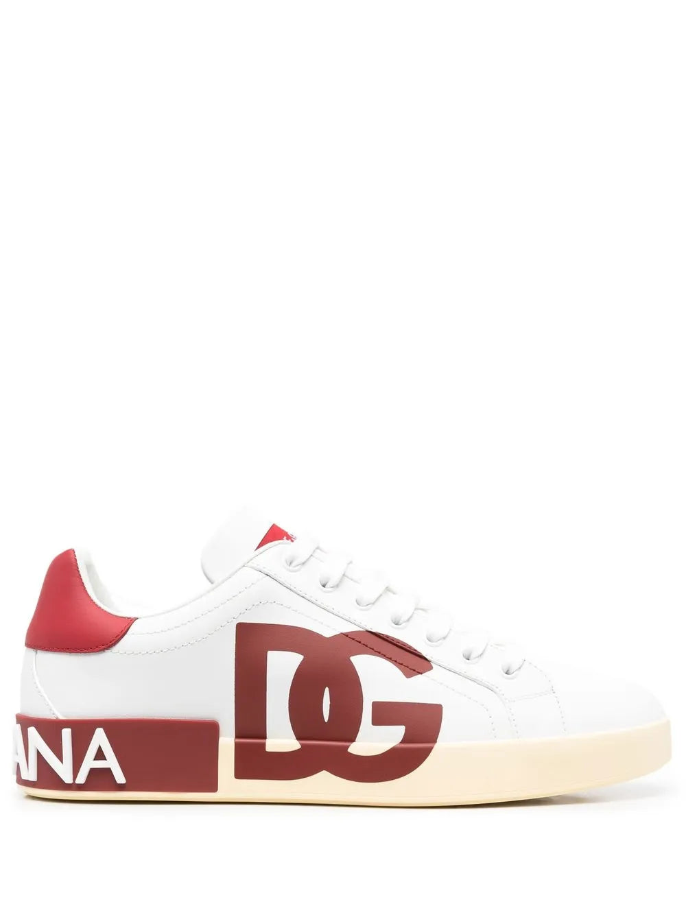Dolce & Gabbana Logo-Print Lace-Up Sneakers
