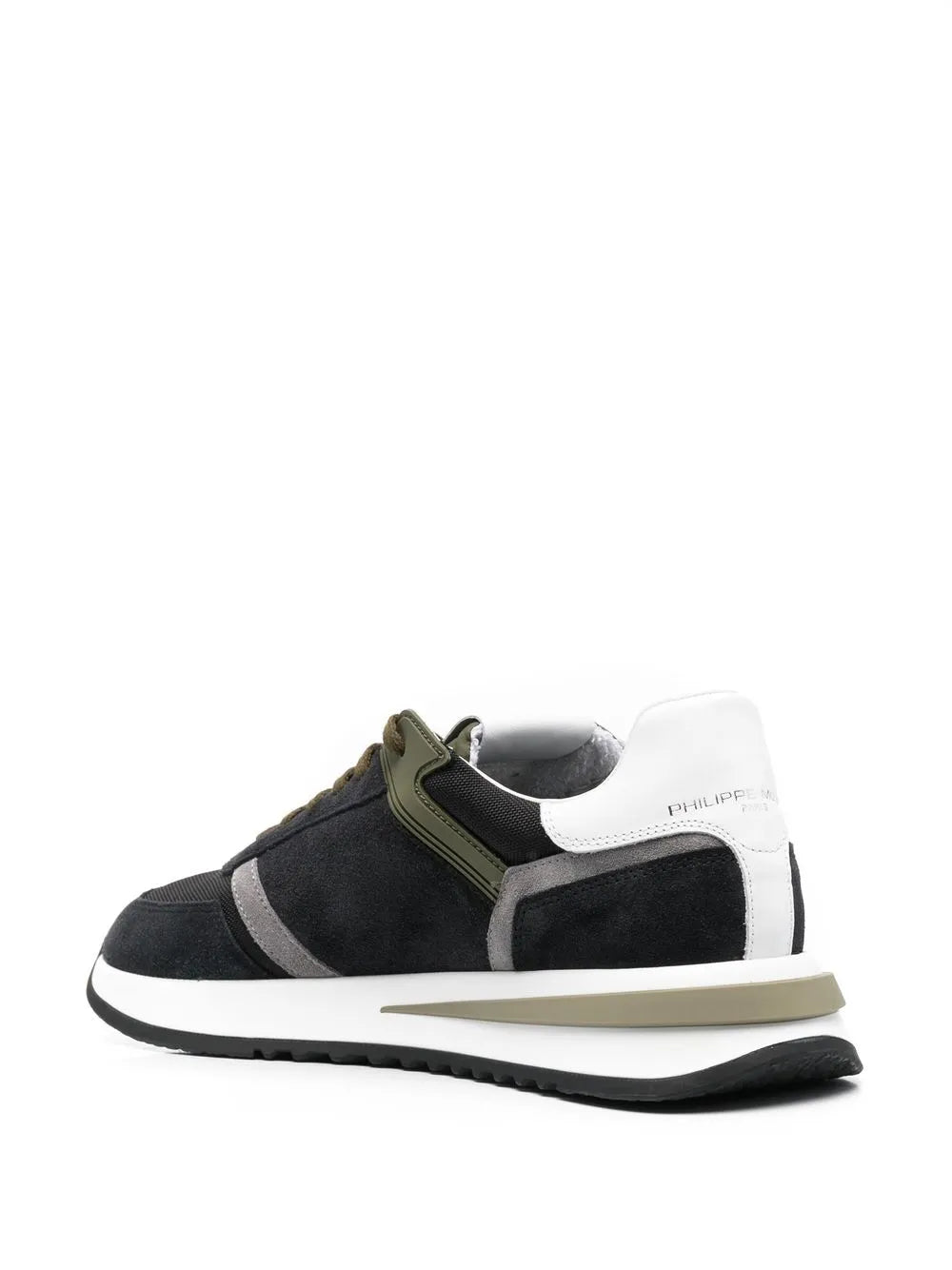 Philippe Model Paris Suede Panelled Sneakers