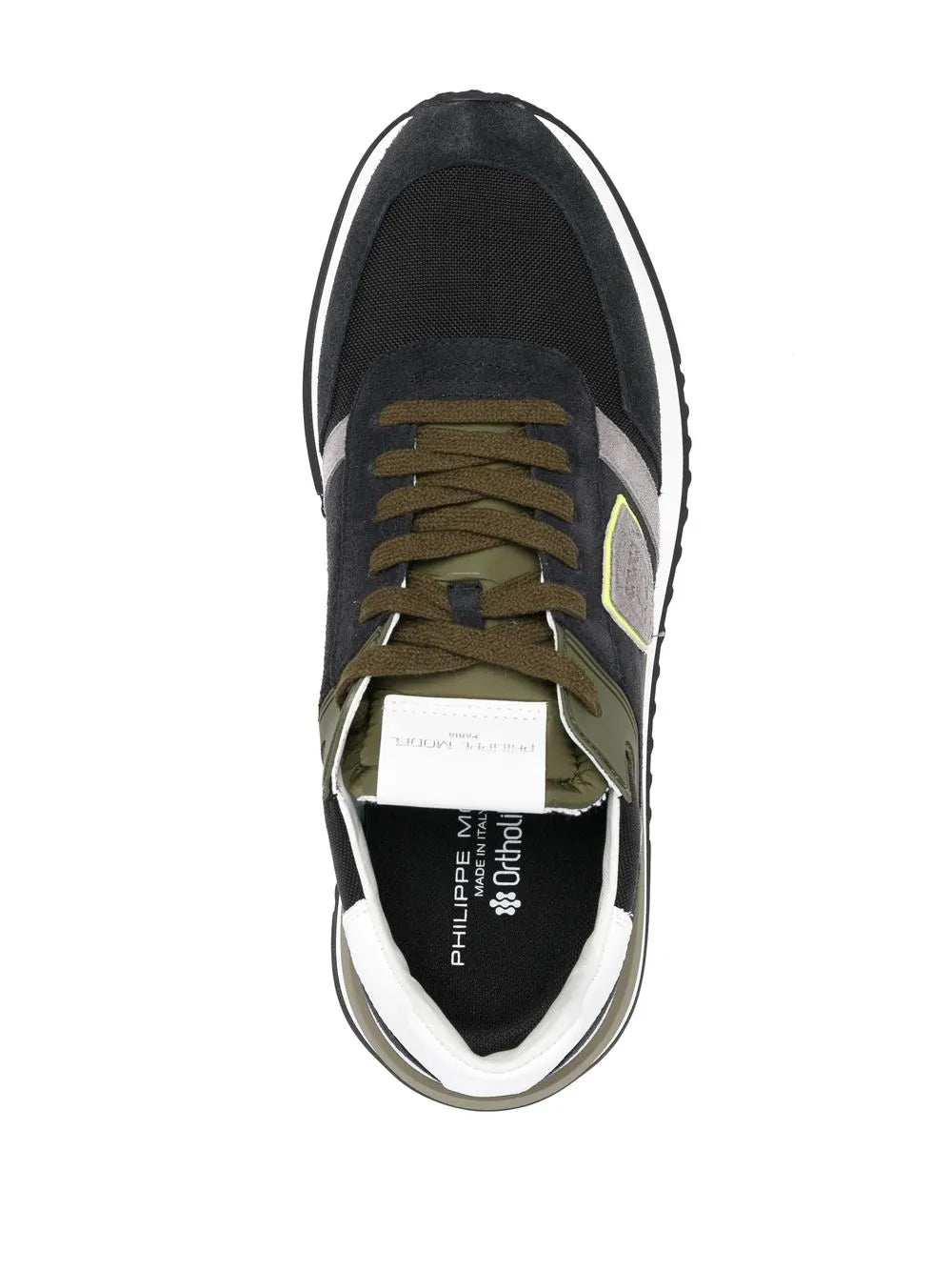Philippe Model Paris Suede Panelled Sneakers