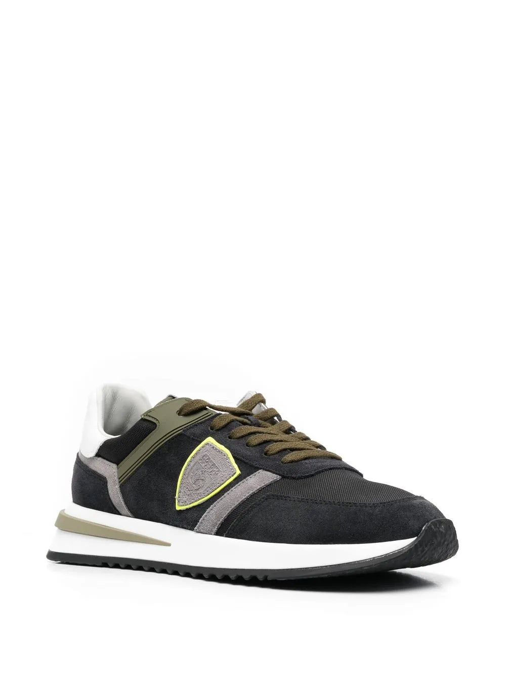 Philippe Model Paris Suede Panelled Sneakers