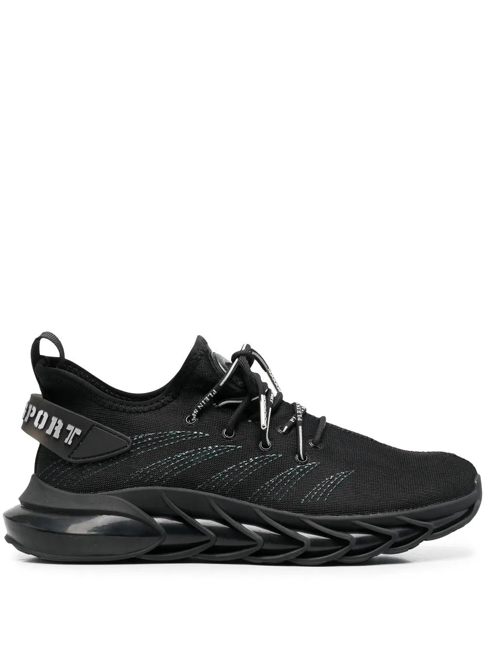 Plein Sport Panelled Lace-Up Sneakers