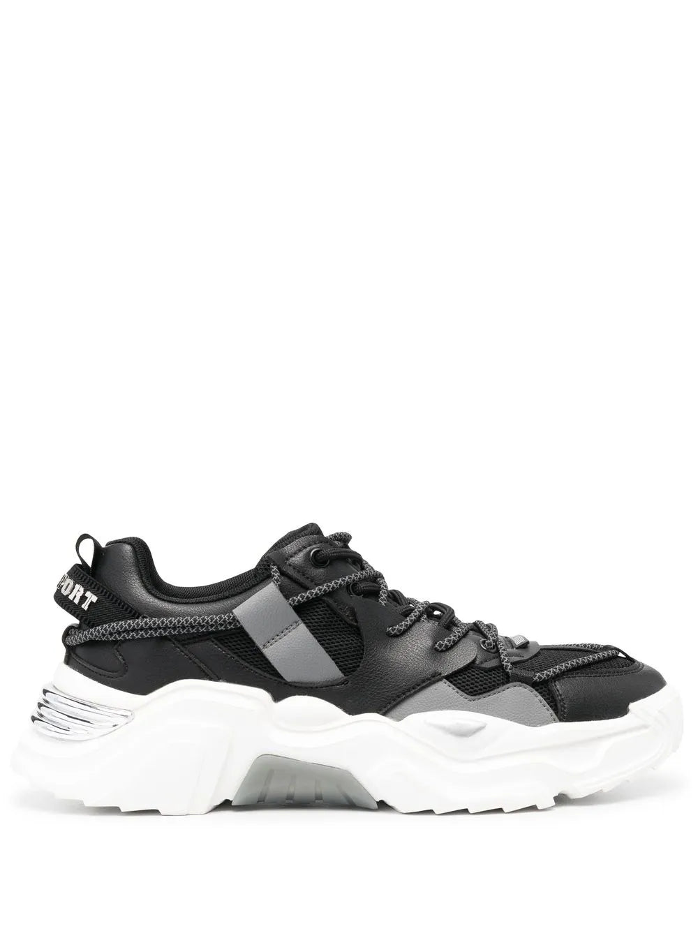 Plein Sport Runner Panelled Lace-Up Sneakers