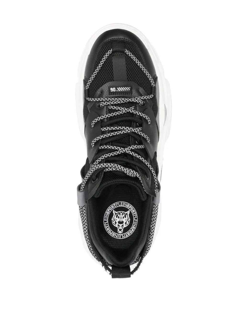 Plein Sport Runner Panelled Lace-Up Sneakers