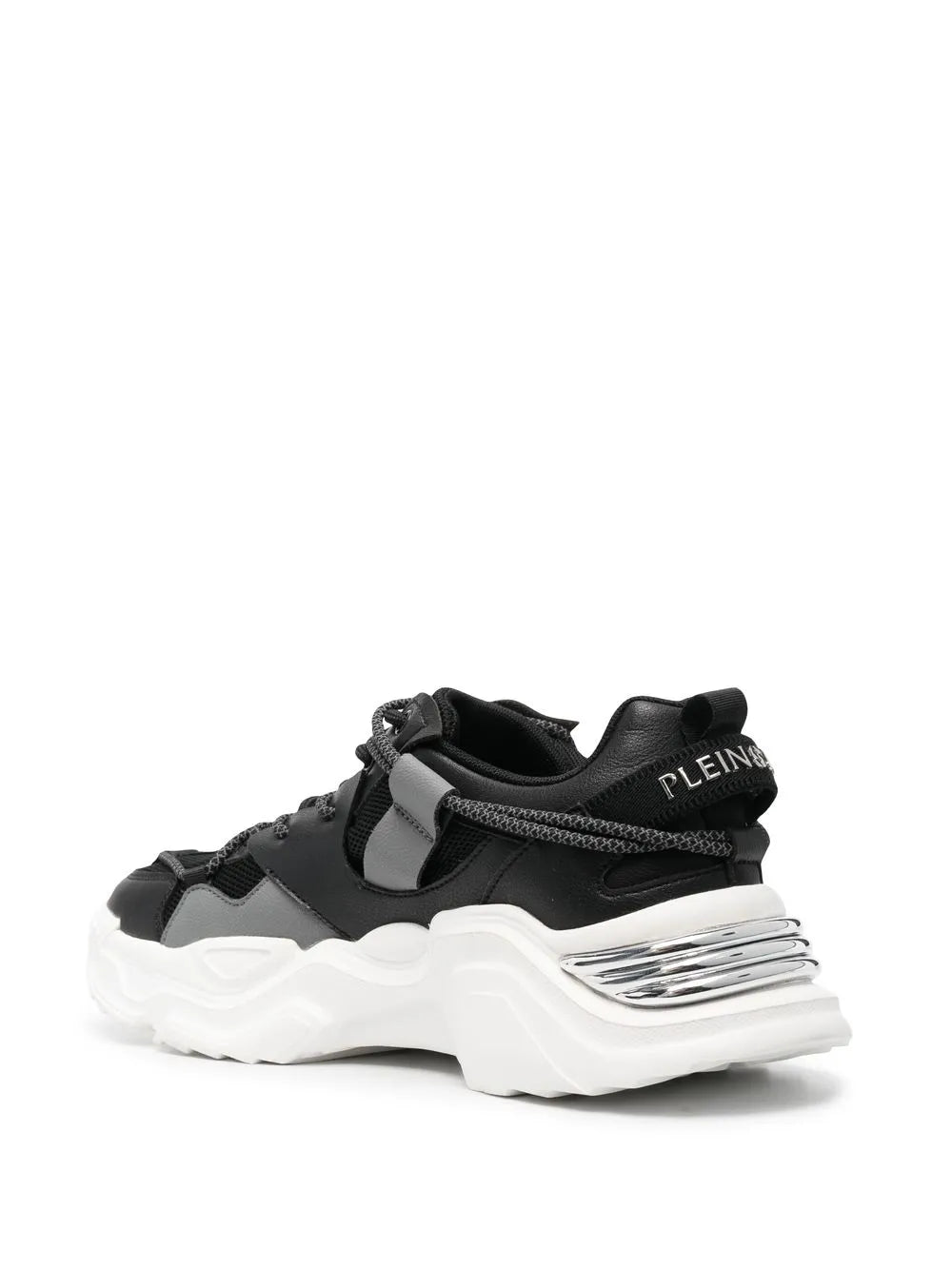 Plein Sport Runner Panelled Lace-Up Sneakers