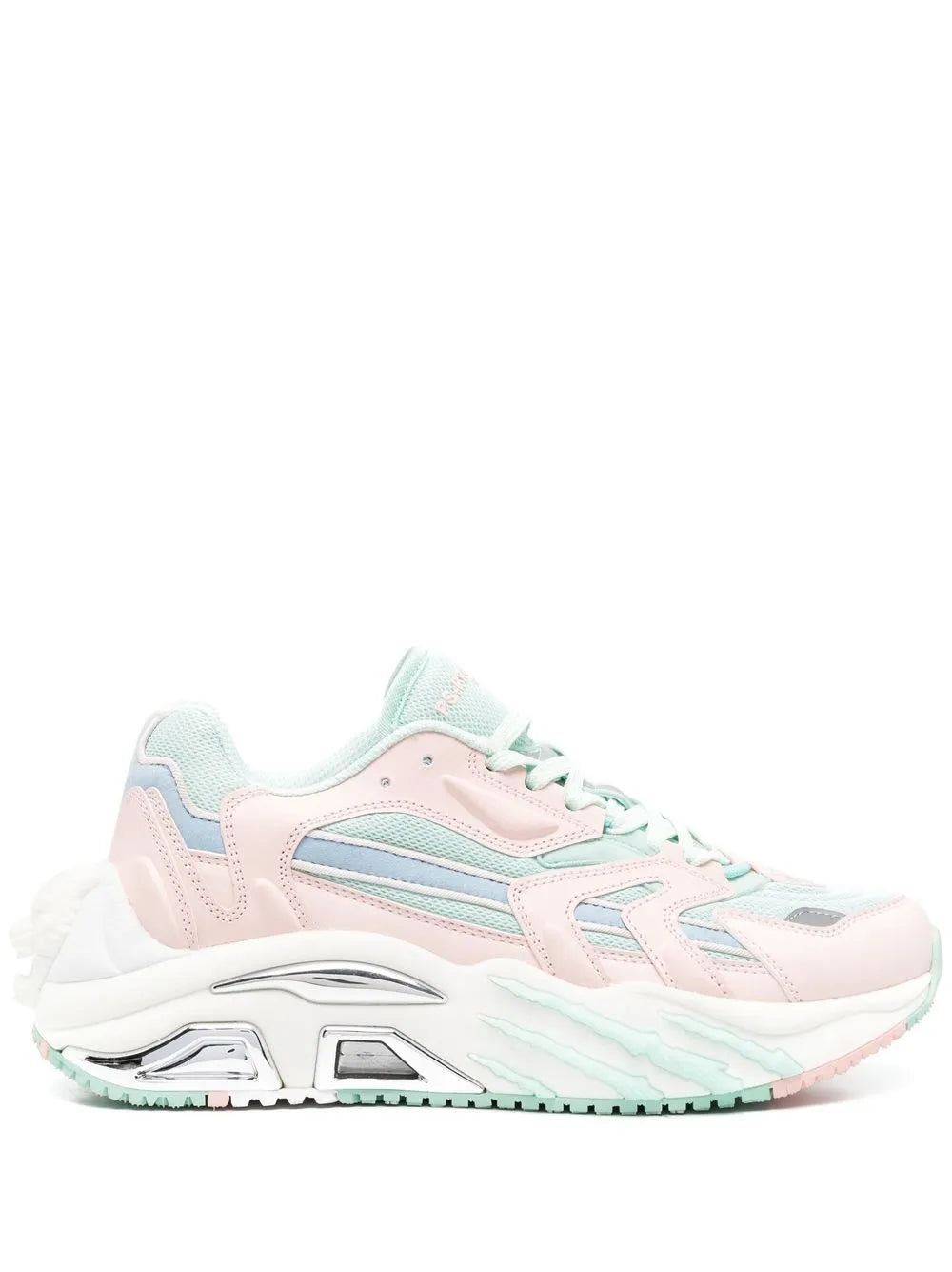 Plein Sport Panelled Chunky Lace-Up Sneakers