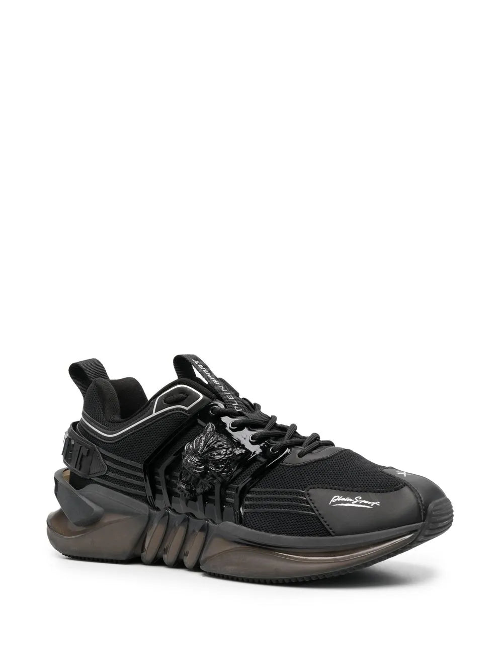 Plein Sport Runner Tiger Lace-Up Sneakers