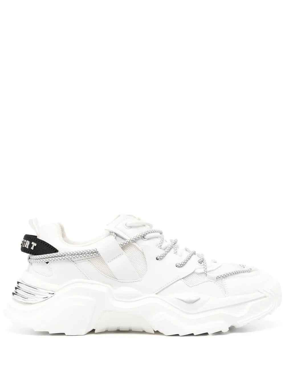 Plein Sport Mesh Panel Lace-Up Sneakers