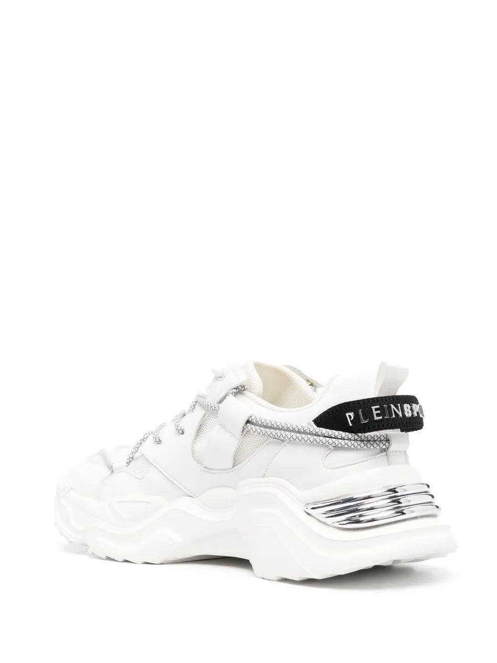 Plein Sport Mesh Panel Lace-Up Sneakers