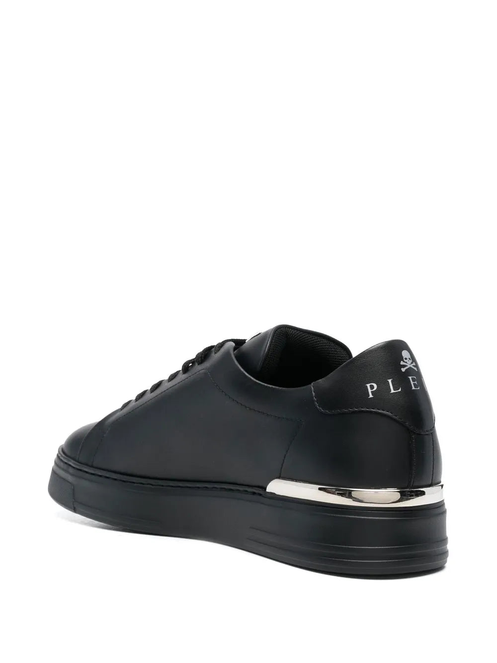 Philipp Plein Hexagon Low-Top Leather Sneakers