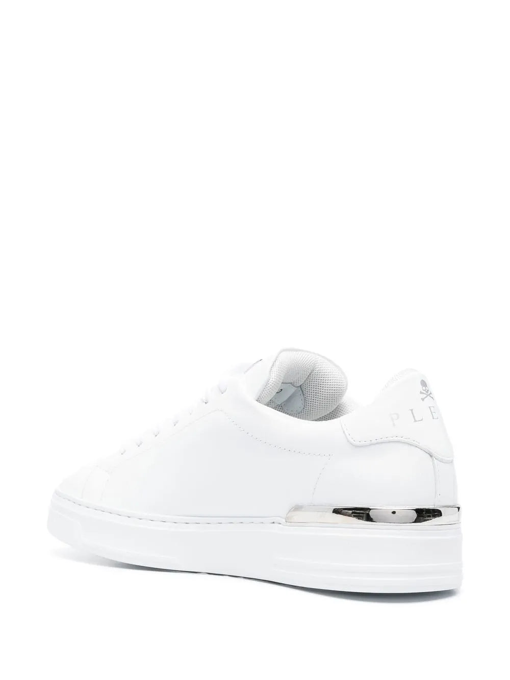 Philipp Plein Hexagon Low-Top Leather Sneakers