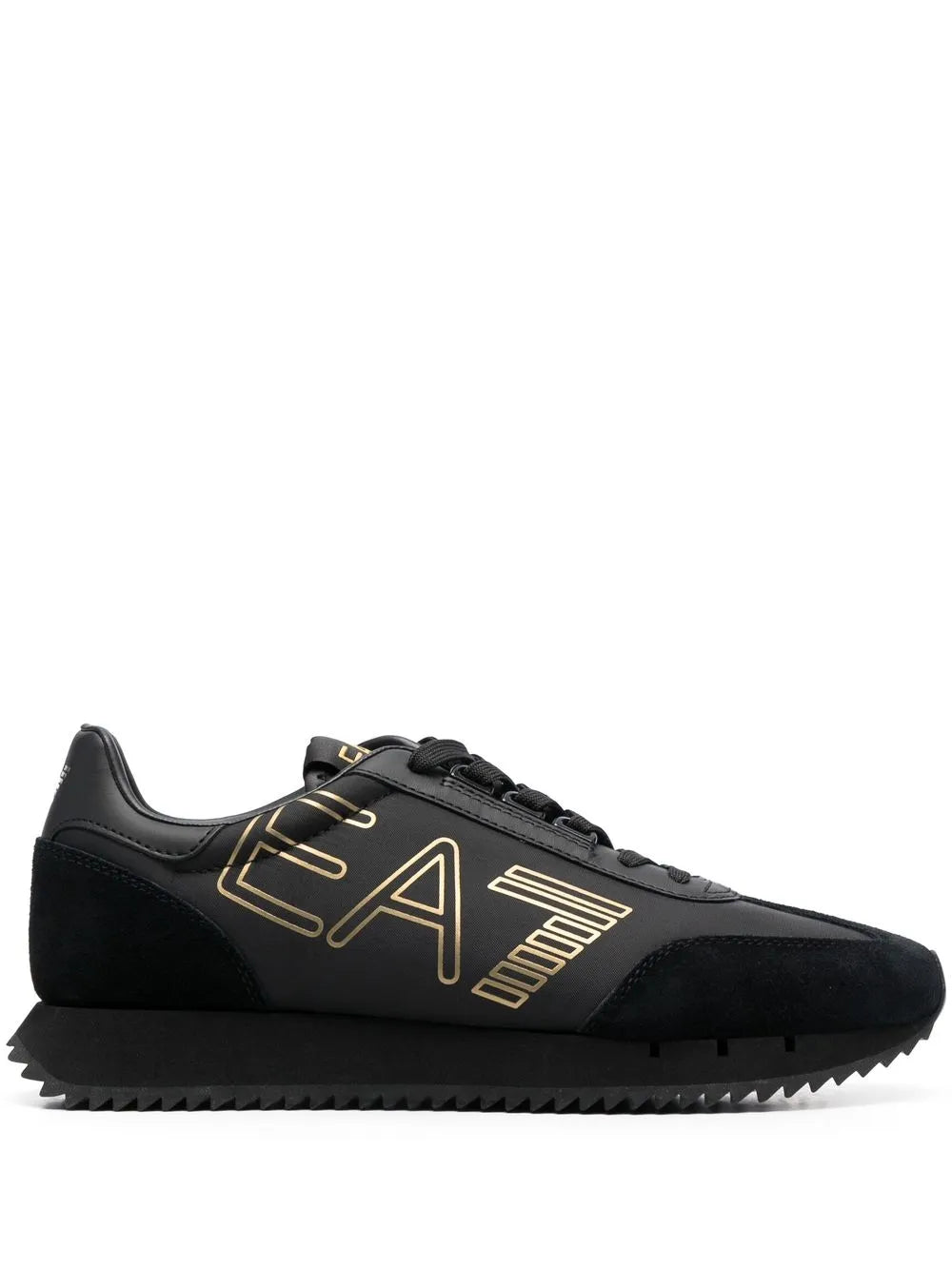 Ea7 Emporio Armani Logo-Print Low-Top Sneakers