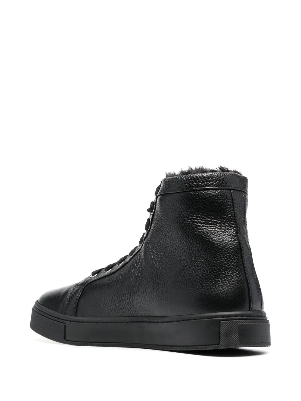 Philipp Plein Shearling Lined High-Top Sneakers