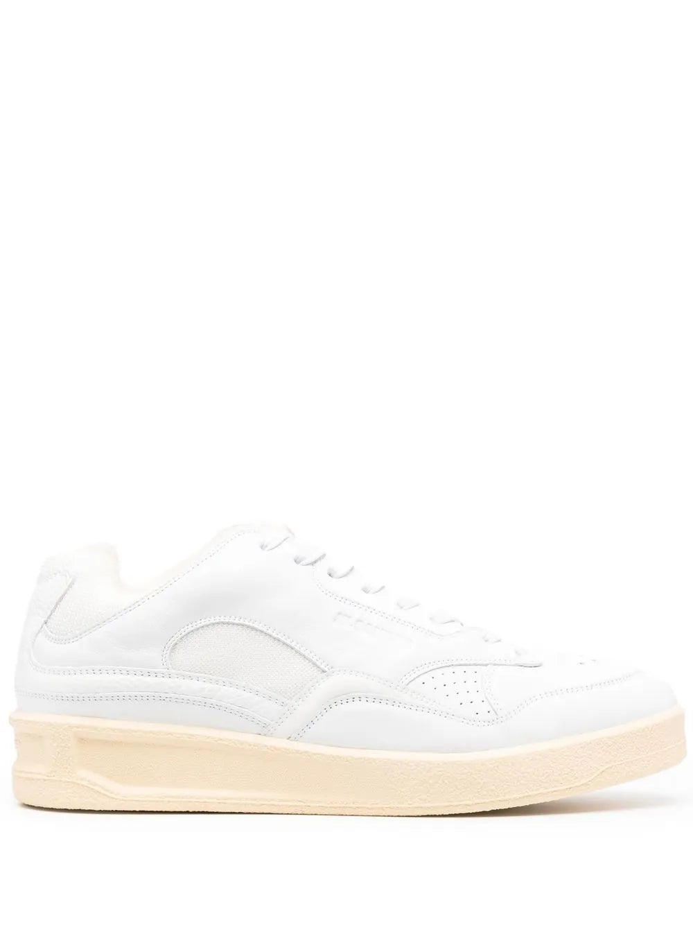 Jil Sander Panelled Low-Top Leather Sneakers