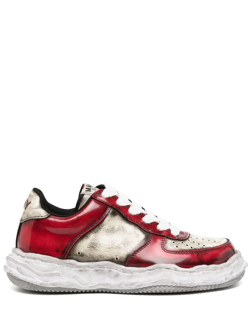 Maison Mihara Yasuhiro Wayne Distressed Low-Top Sneakers