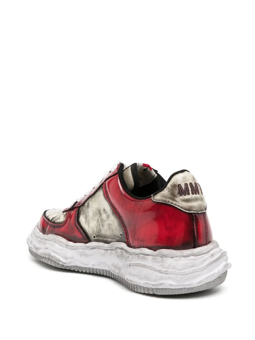 Maison Mihara Yasuhiro Wayne Distressed Low-Top Sneakers