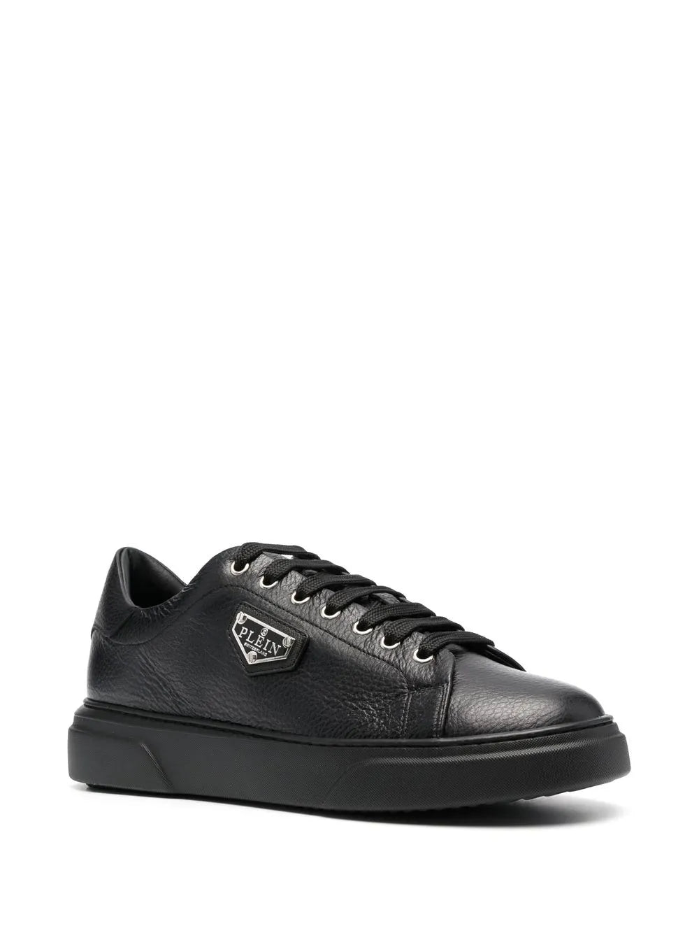 Philipp Plein Logo-Plaque Lace-Up Sneakers