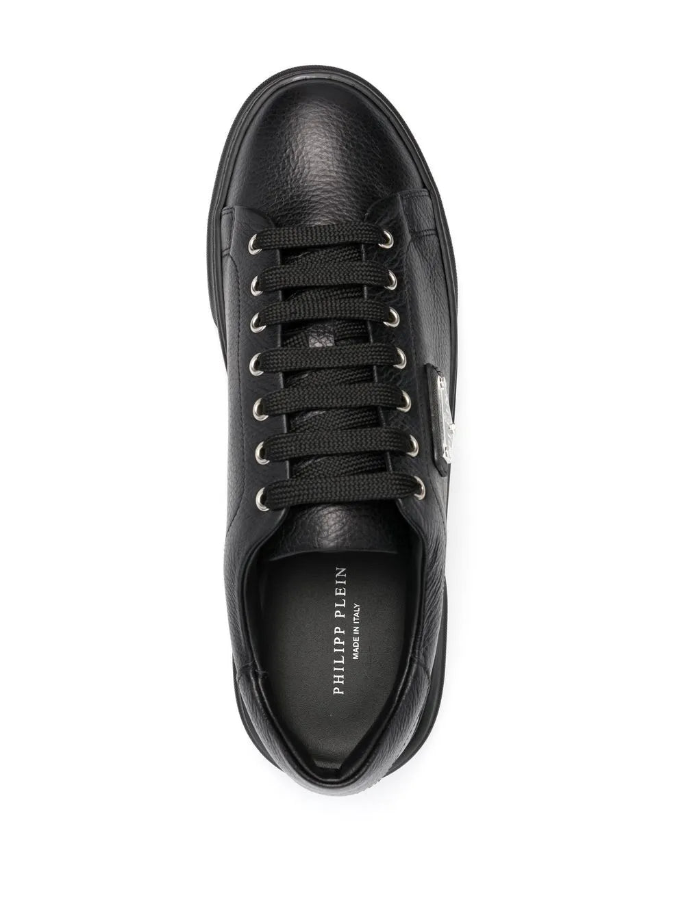 Philipp Plein Logo-Plaque Lace-Up Sneakers