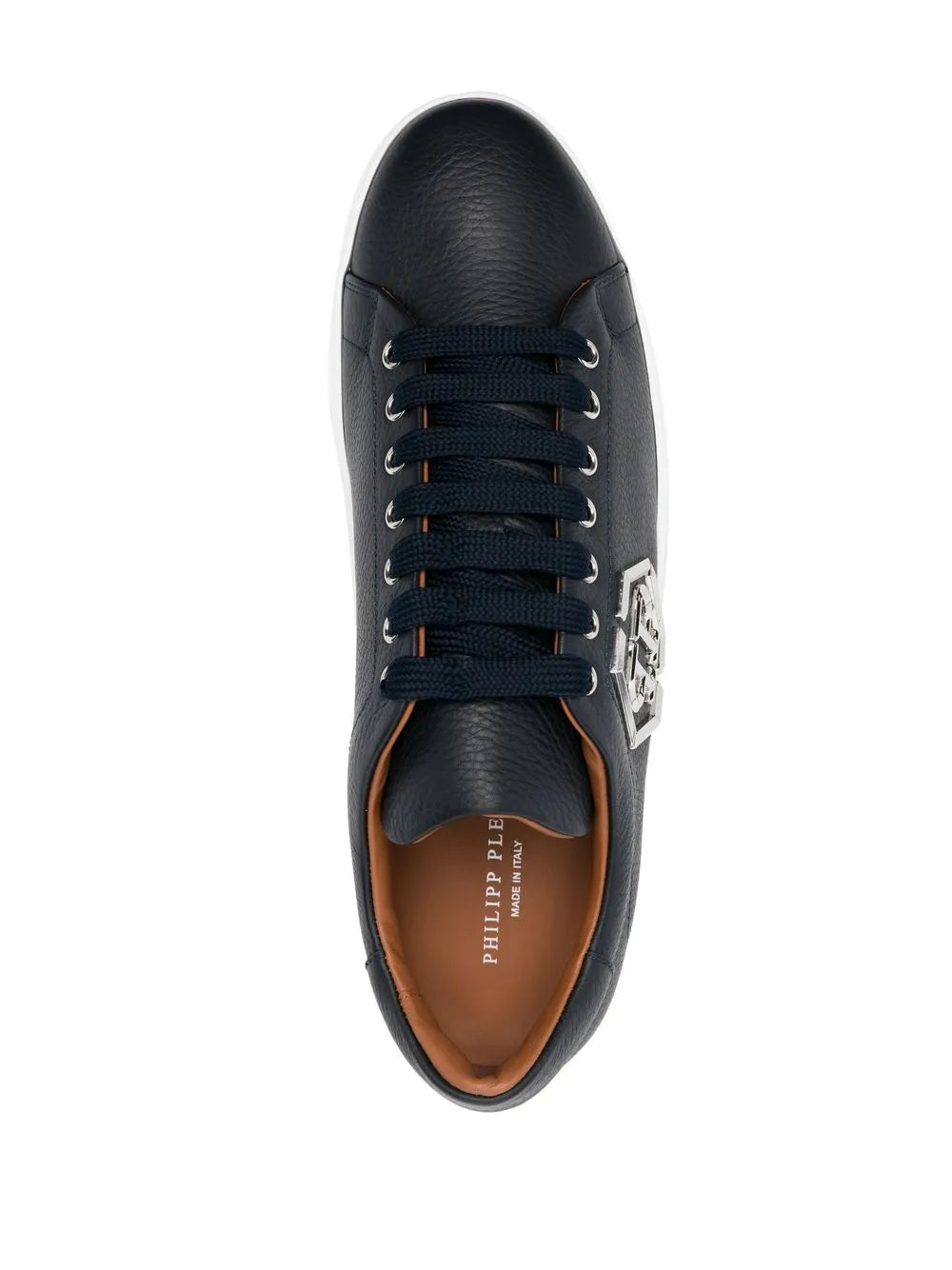 Philipp Plein Leather Low-Top Sneakers