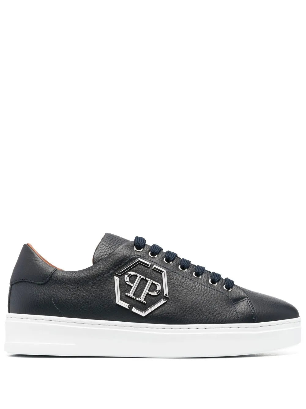 Philipp Plein Leather Low-Top Sneakers