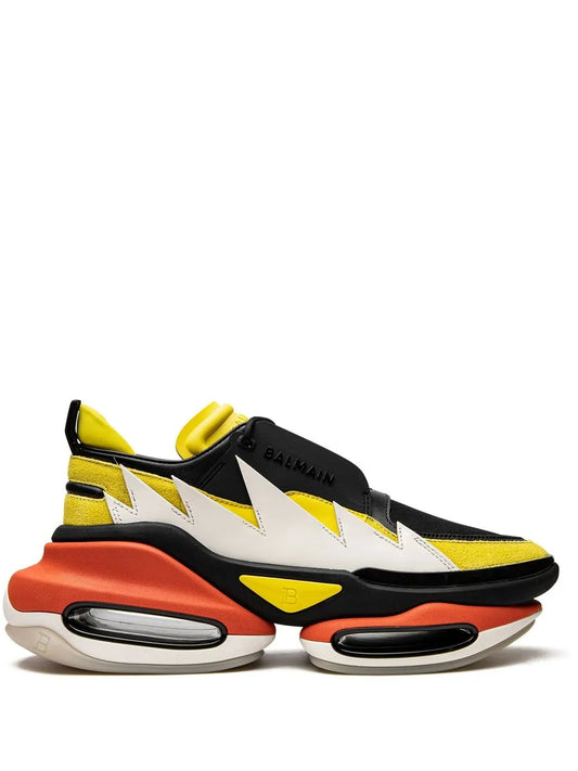 Balmain Pok on B-Bold Low-Top Sneakers