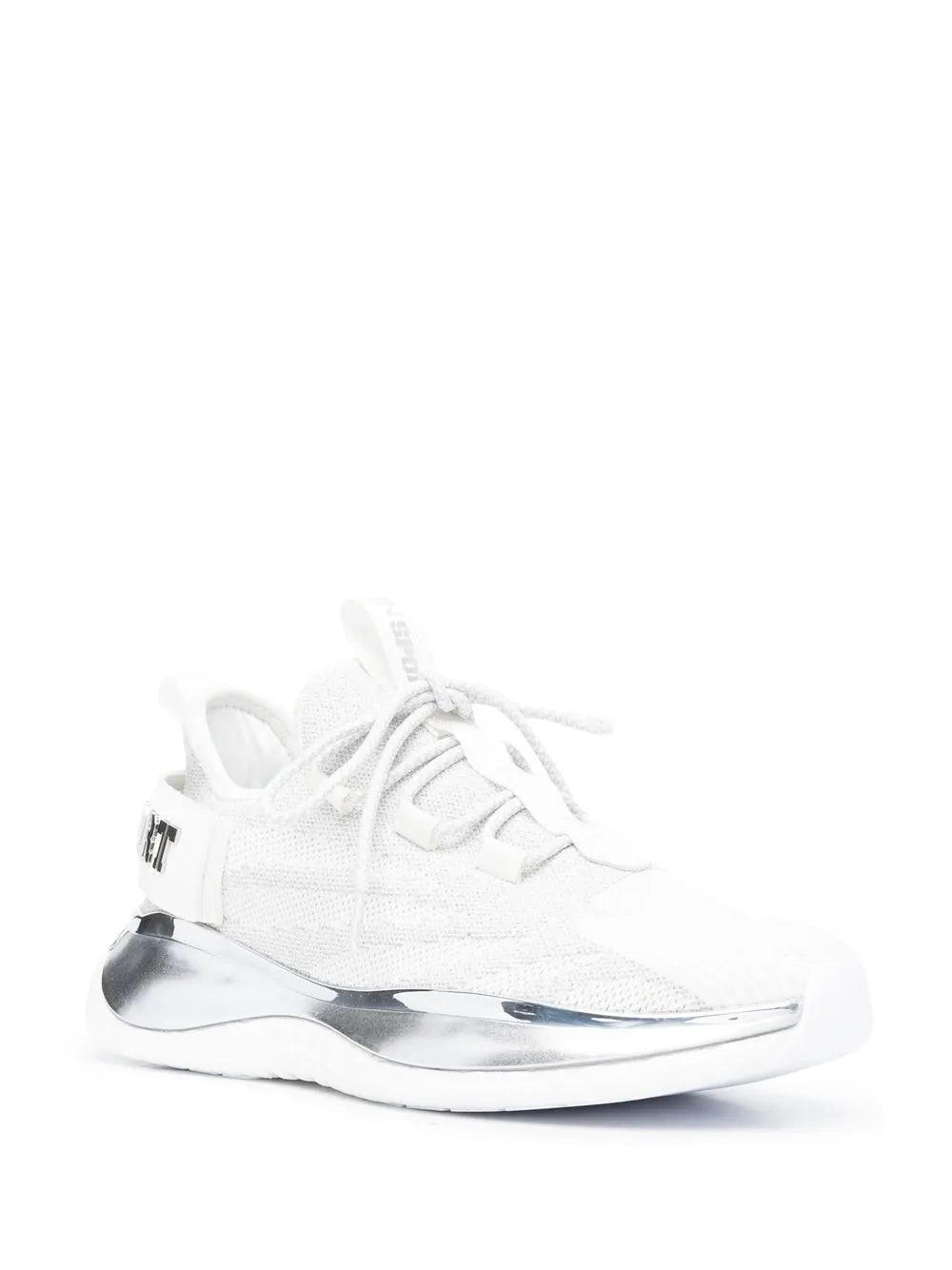 Plein Sport Metallic-Logo Sneakers