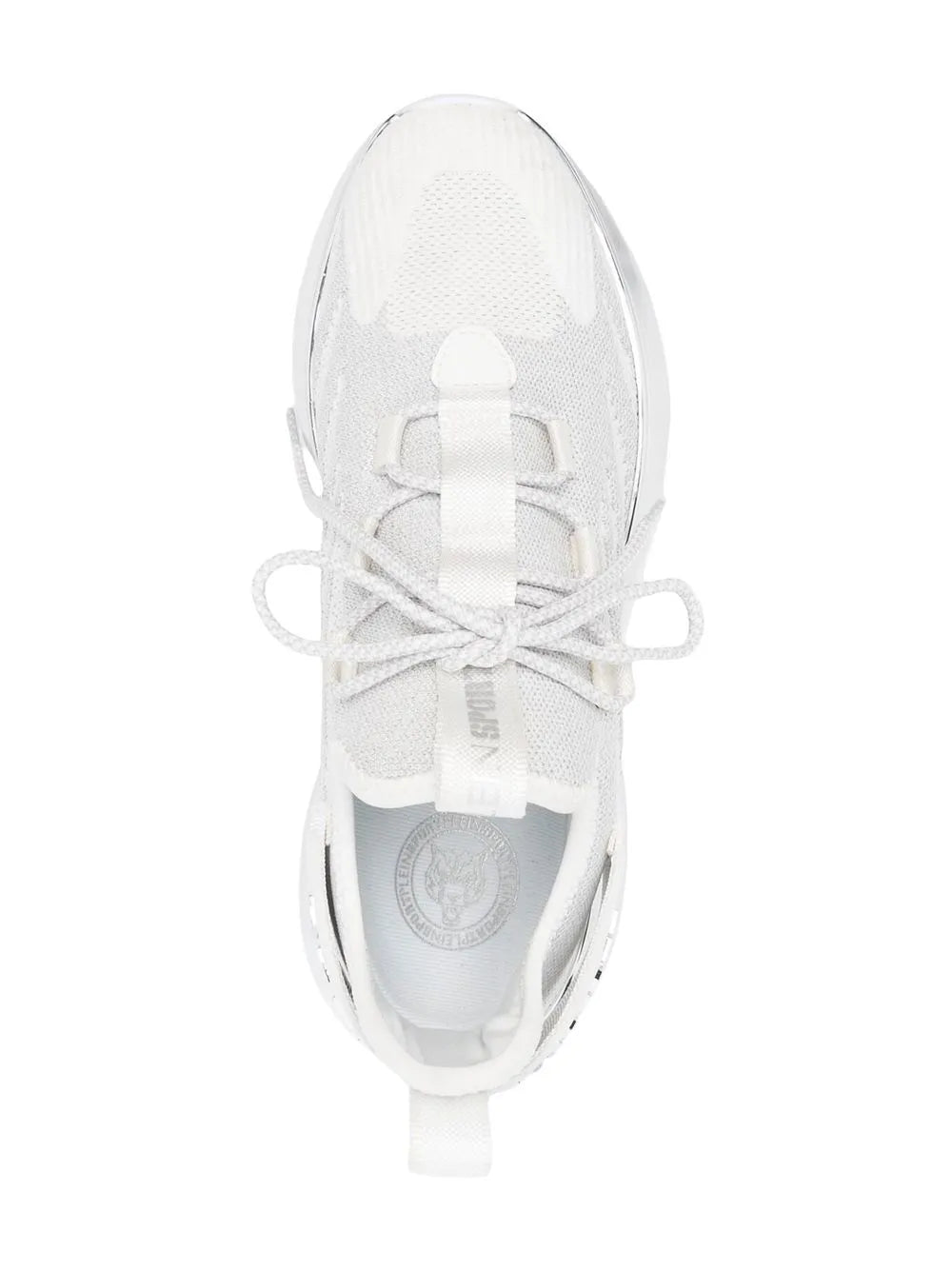 Plein Sport Metallic-Logo Sneakers