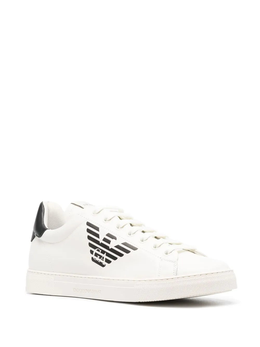 Emporio Armani Lace-Up Logo-Print Sneakers