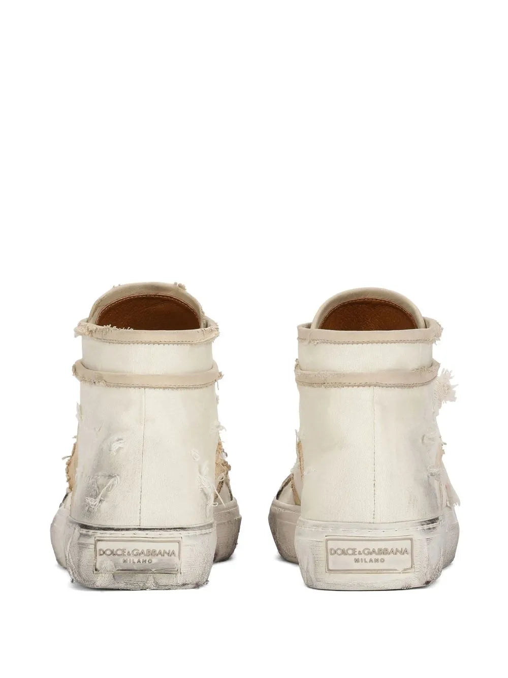 Dolce & Gabbana Lace-Up Mid-Top Sneakers