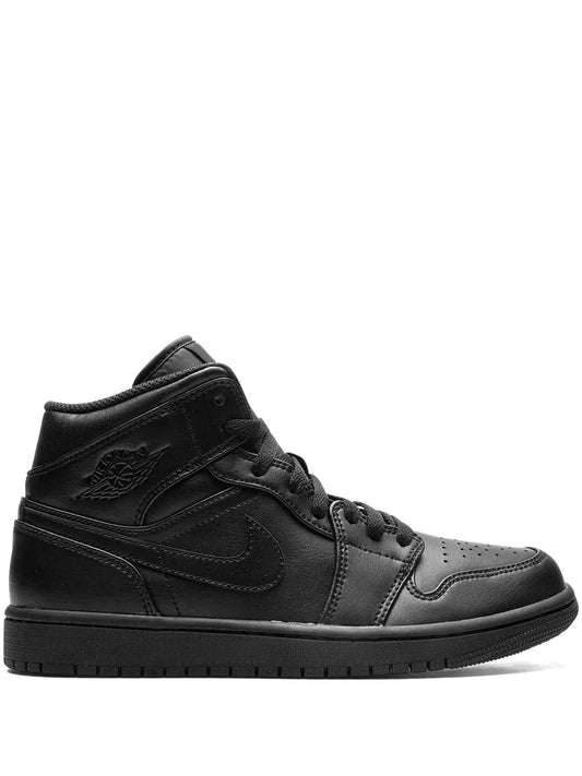 Air Jordan 1 Mid Triple Black Sneakers