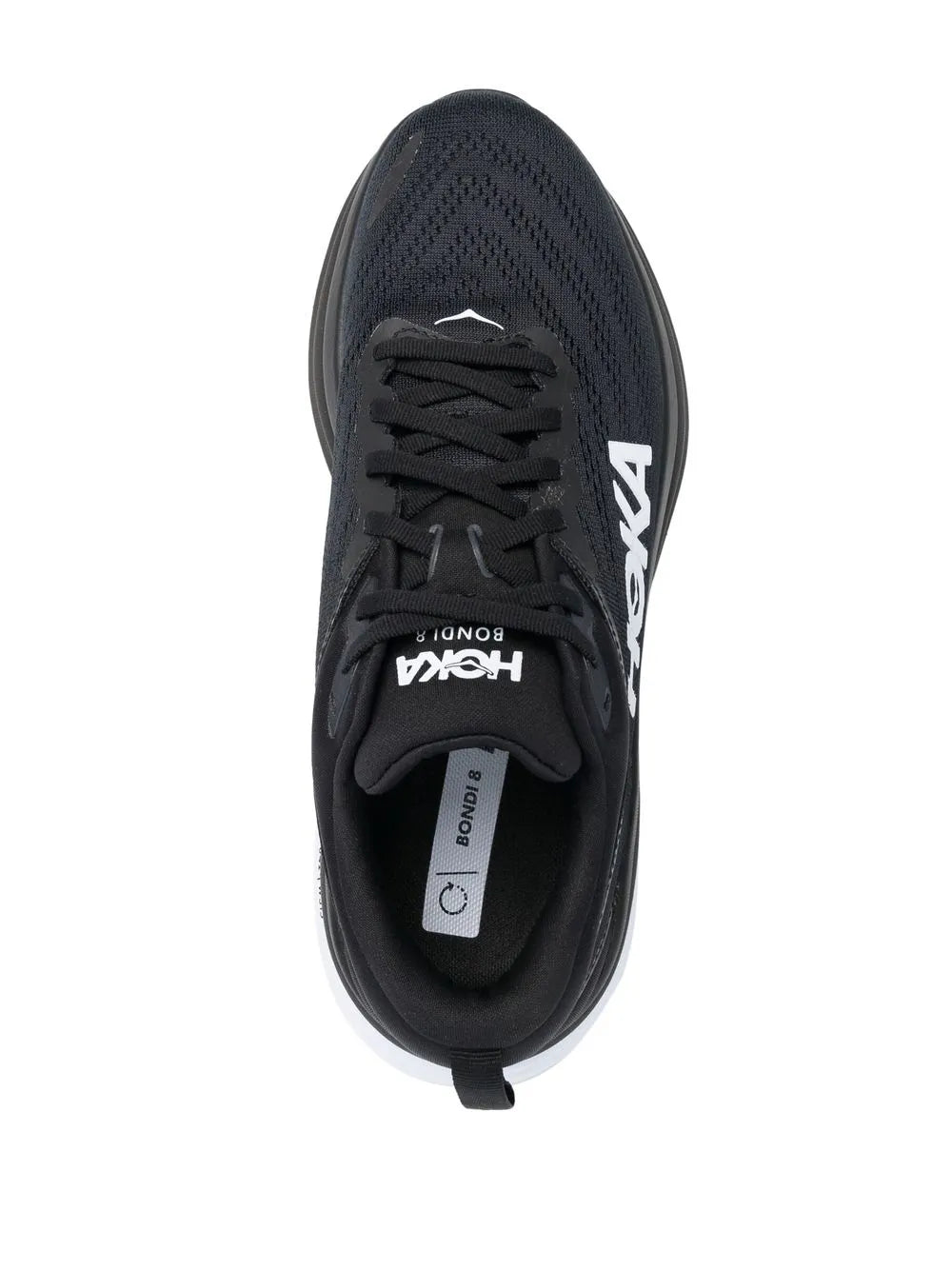 Hoka Bondi 8 Logo-Print Lace-Up Sneakers