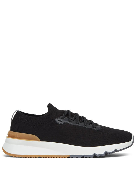 Brunello Cucinelli Low-Top Knitted Sneakers